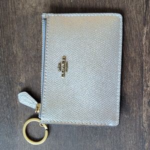 Coach Metallic Mini ID Wallet NWT Brand New